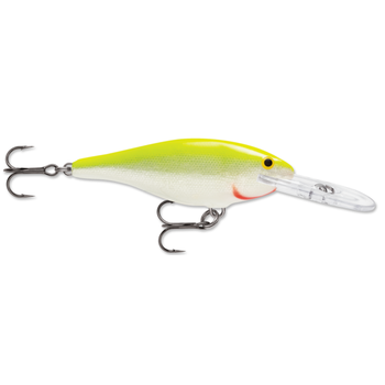 Rapala Shad Rap Silver Fluorescent Chartreuse 2" 05(AS25)