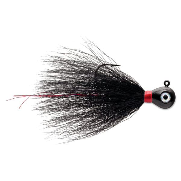 VMC Bucktail Jig 1/2oz Black 2-pk(AS25)