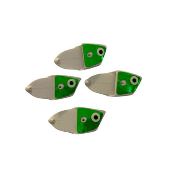 GRC Cut Bait Head White Leapfrog 4/pk