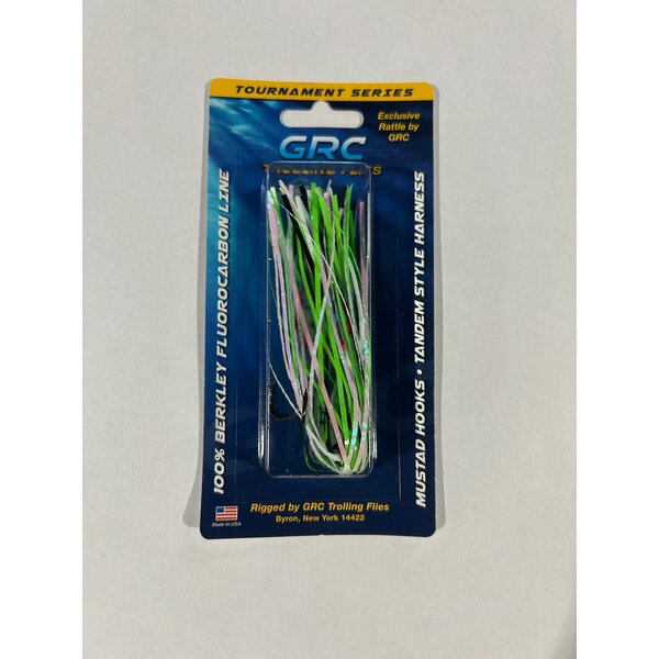 GRC Tournament Series Trolling Fly 4" White Nuclear Glow