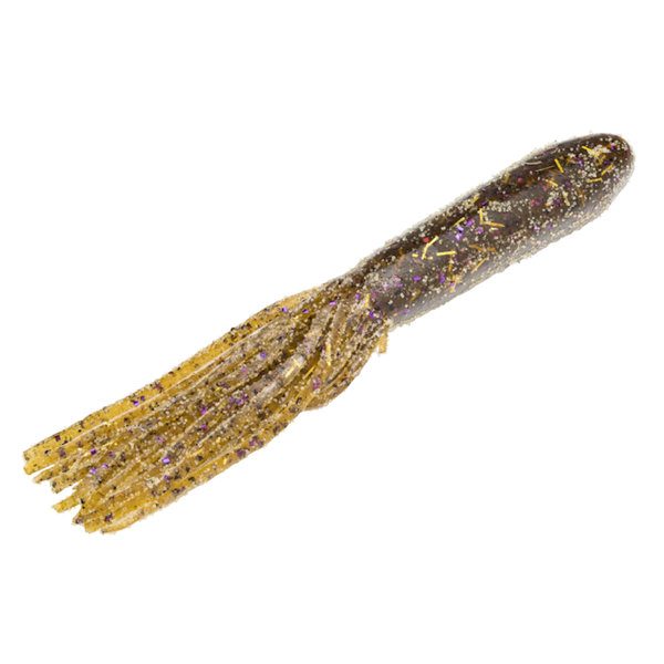 Strike King Coffee Flip-N-Tube 4-1/2" Green Pumpkin Purple Gold 6-pk