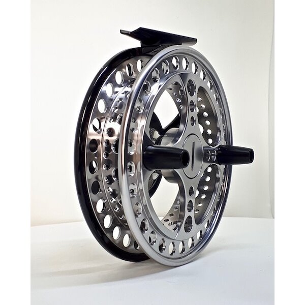 Raven Raven Matrix Fully Ported Twisted  Edition Float Reel. Titanium Spool/Black Sideplate 4 3/4"
