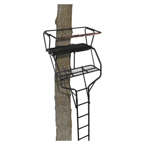 Big Game Gaurdian XLT Ladderstand, 18' Two-Person Ladderstand, Flex-Tek Seat