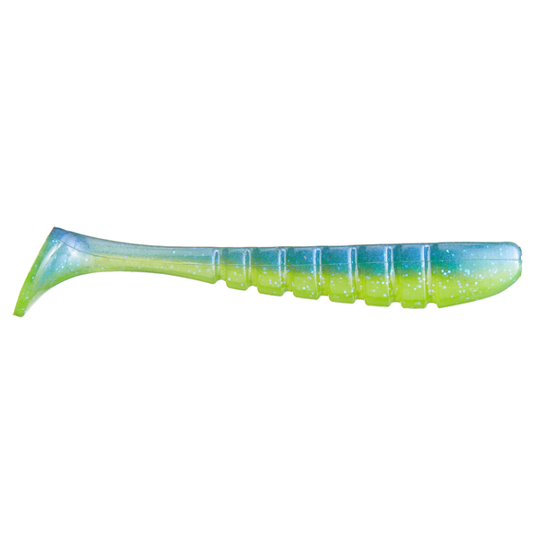 X Zone Pro Series Swammer 4" Electric Blue Chartreuse