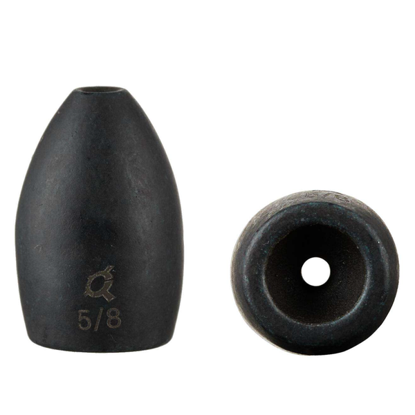 X Zone Tungsten Flipping Weight Black 5/8oz 2-pk