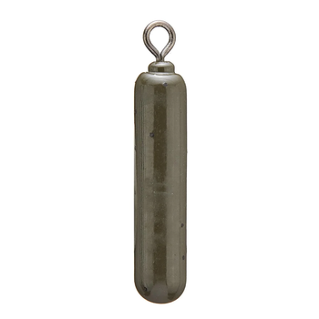 X Zone Tungsten Tie On Skinny Drop Shot Weight 1/4oz Green Pumpkin 4-pk