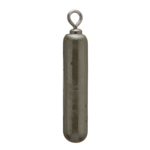 X Zone Tungsten Tie On Skinny Drop Shot Weight 3/16oz Green Pumpkin 5-pk