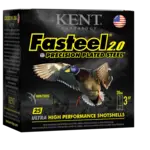Kent Fasteel 2.0 Precision Plated Steel Waterfowl Ammo, 20ga 3" 7/8oz #3 Shot 1550fps 25rds