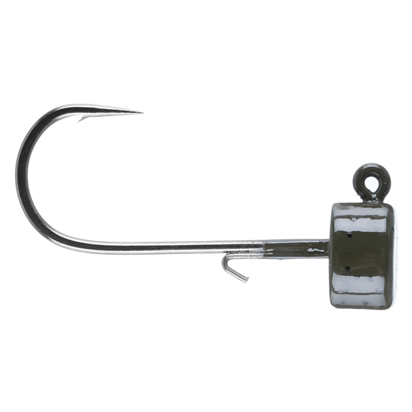 X Zone Tungsten Ned Rig Jig Green Pumpkin 1/10oz 3-pk