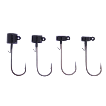 X Zone Ned Rig Head Black 1/4oz 5-pk