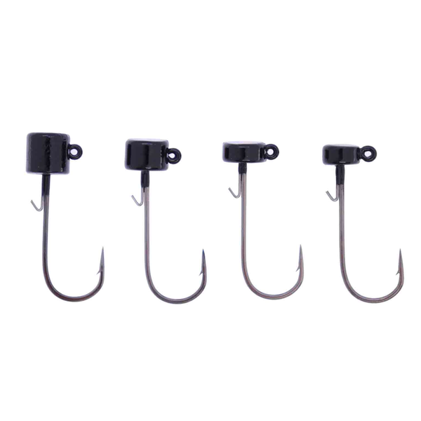 X Zone Ned Rig Head Black 1/4oz 5-pk