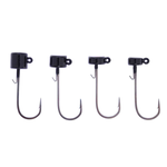 X Zone Ned Rig Head Black 3/32oz 5-pk