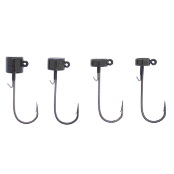 X Zone Ned Rig Head Green Pumpkin 3/16oz 5-pk