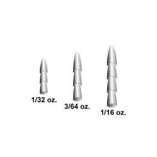 X Zone Lead Pagoda Nail Sinker 1/32oz  6-pk