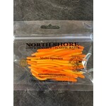 North Shore Tackle Trout Worm's 3" Pumpkin Orange