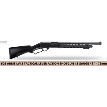 Ege Arms LV12 12ga 3" 18.5" BBL Tactical Black Wood Lever Action
