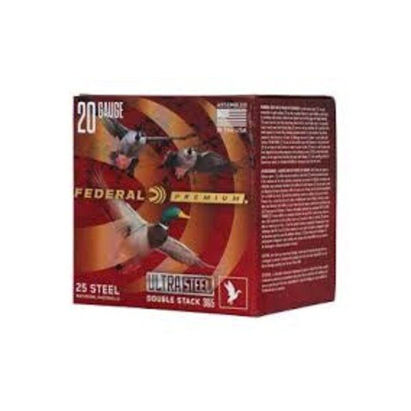 Federal Premium Ultra Steel Shotshells 20ga 3" 1oz 1400 fps #2/#4 10/ct