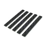 Bravo Company M-Lok Rail Panel Kit 5.50” 5-Pack, BLK