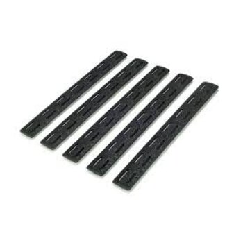 Bravo Company M-Lok Rail Panel Kit 5.50” 5-Pack, BLK