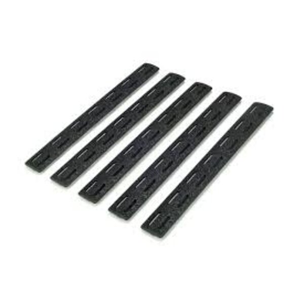 Bravo Company M-Lok Rail Panel Kit 5.50” 5-Pack, BLK