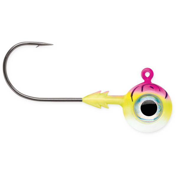 VMC Tungsten Neon Moon Eye Jig 1/4oz 2-pk