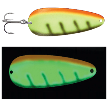 Moonshine Lures Casting Spoon Glow Perch 5/8oz