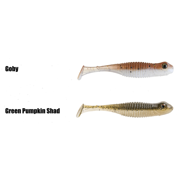 Great Lakes Finesse Dropkick Shad 2.75" 5-pk