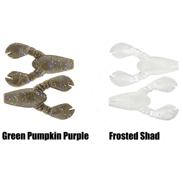 Great Lakes Finesse Micro Snack Craw 1.7" 8-pk