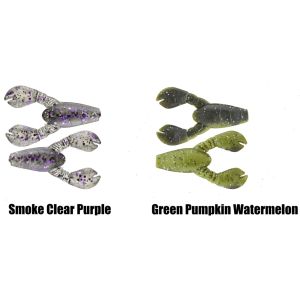 Great Lakes Finesse Micro Snack Craw 1.7" 8-pk