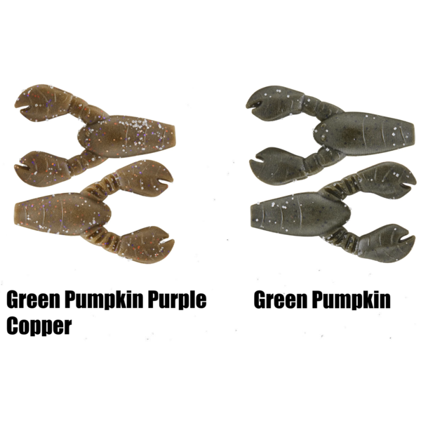 Great Lakes Finesse Micro Snack Craw 1.7" 8-pk