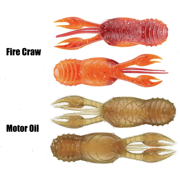 Great Lakes Finesse Micro 2" Juvy Craw 8-pk