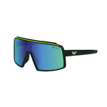 waterland Sunglasses Cooker Black Green Mirror