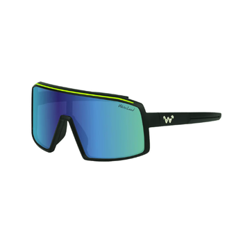 waterland Sunglasses Cooker Black Green Mirror
