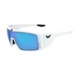 waterland WaterLand Polarized Sunglasses On'em Matte White - Blue Honey Mirror