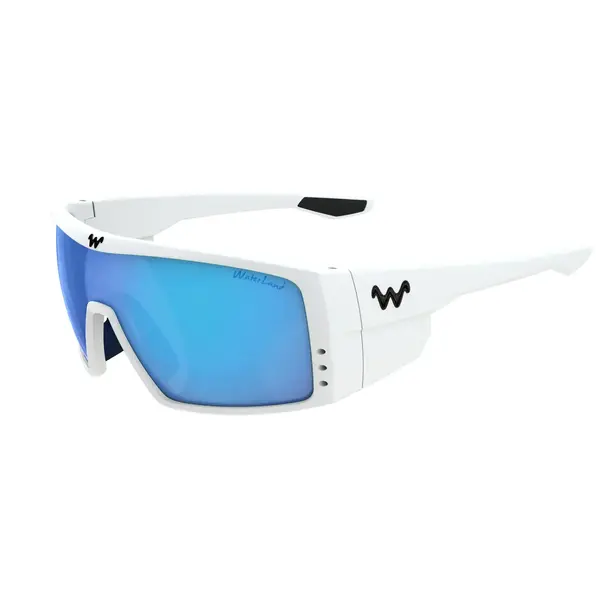 waterland WaterLand Polarized Sunglasses On'em Matte White - Blue Honey Mirror
