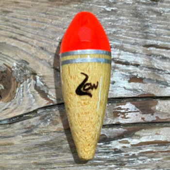 Coolwaters Coolwaters Balsa Wood 3g Slip Stub Float Hot Orange