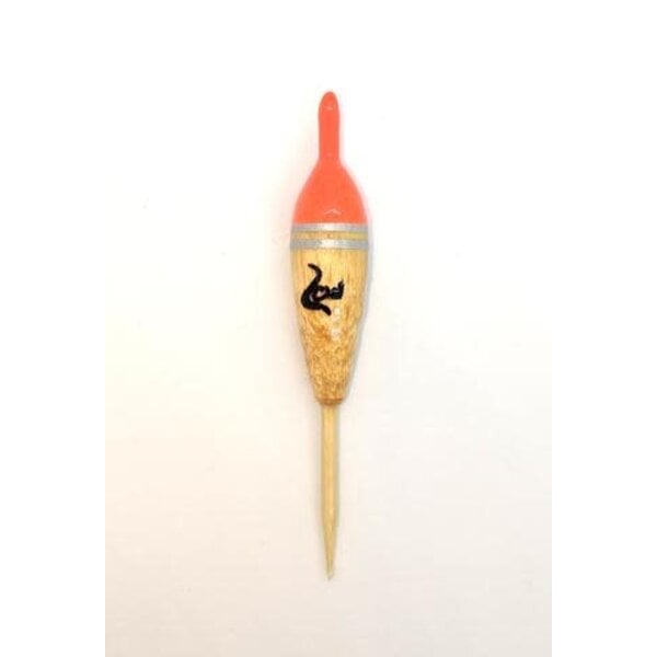 Coolwaters Balsa Wood 3g Fixed Stub Float Hot Orange