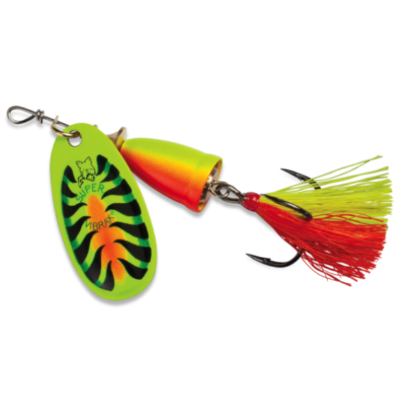 Blue Fox Blue Fox Classic Vibrax Foxtail 1/4oz Fire Tiger Spinner