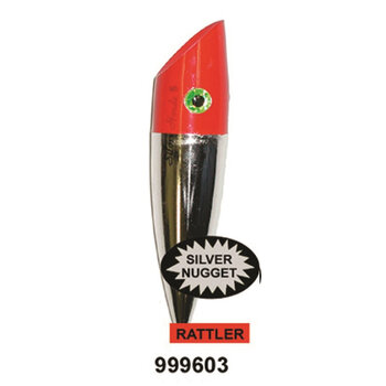 Silver Horde 5 Rattle Silver/Red Head