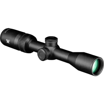Vortex Vortex Crossfire HD 2-7x32 mm 1 in Tube Rifle Scope, Second Focal Plane, V-Plex MOA Rimfire, Black