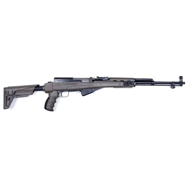 SKS Semi-Auto W/ATI Rifle  Stock  7.62x39 mm OD Green
