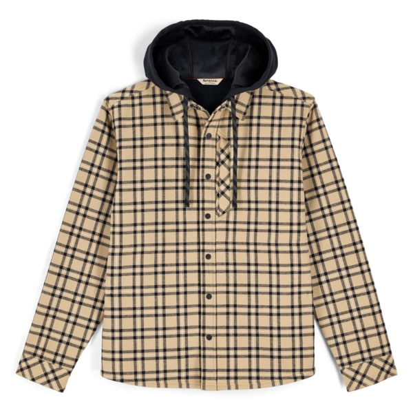 Simms Men's Coldweather Hoody Plaid Cork