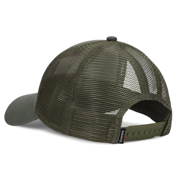 Simms Trout Icon Trucker Cap Smokey Olive