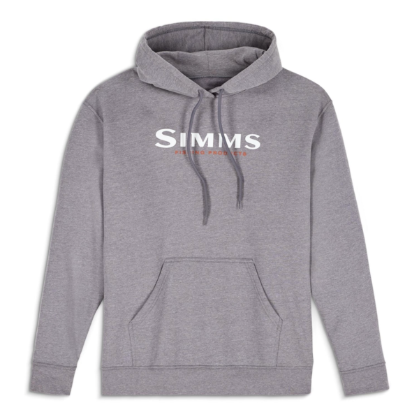 Simms Unisex Simms Logo Hoody Grey Heather