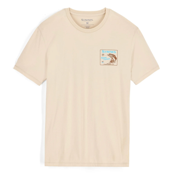 Simms Men's Local Bass Shop T-Shirt Natural