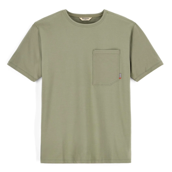 Simms Men's Harbor Pocket T-Shirt Willow