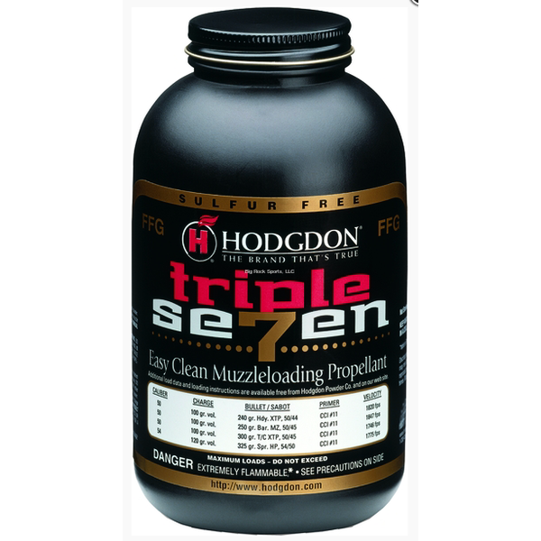 Hodgdon Hodgdon T72 Triple Seven Easy Clean Muzzleloading Granular Powder, FFG, 1 Lb
