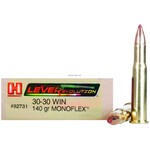 Hornady Hornady LEVERevolution 30-30 WIN, MoNoFlex, 140 Grains, 2465 fps, 20, Boxed