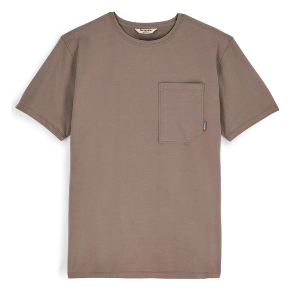 Simms Men's Harbor Pocket T-Shirt Sturgeon