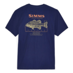 Simms Men's Bass Ruler T-Shirt Navy